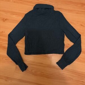 Garage ribbed turtleneck green